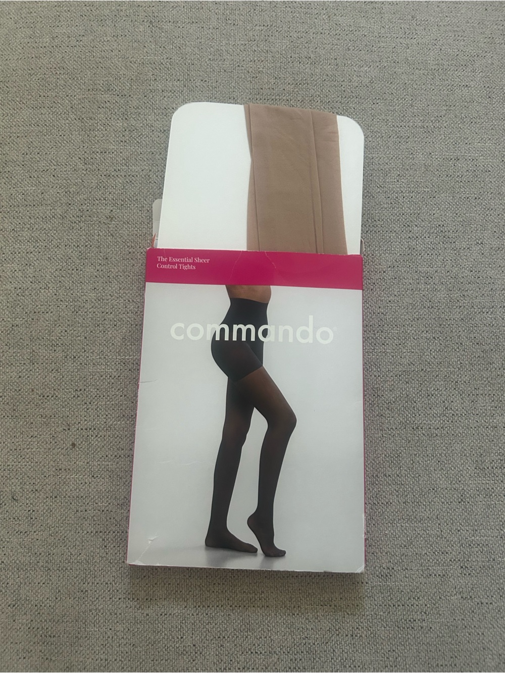 Commando Sheer Control Tights in Beige